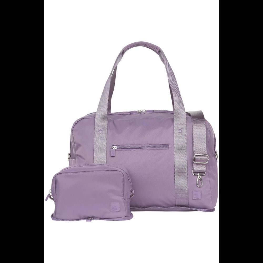 IHKWIP The Packable Duffel Bag and Cosmetic Case Set Vintage Grape